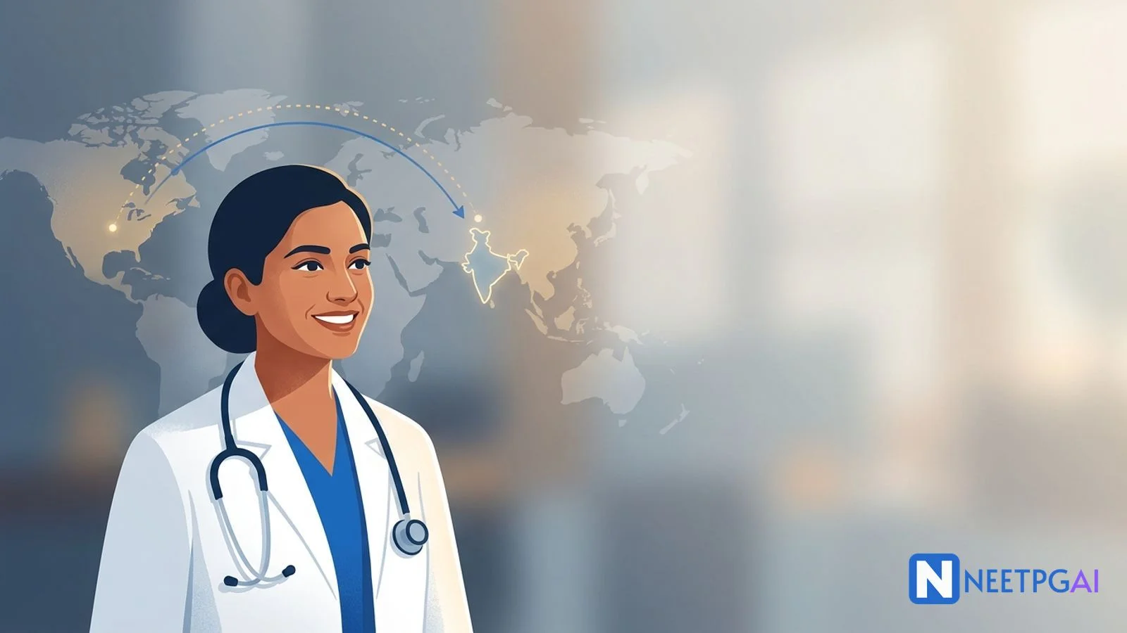 FMGE preparation with NEETPGAI — AI-powered MCQ practice, mock tests, and tutoring