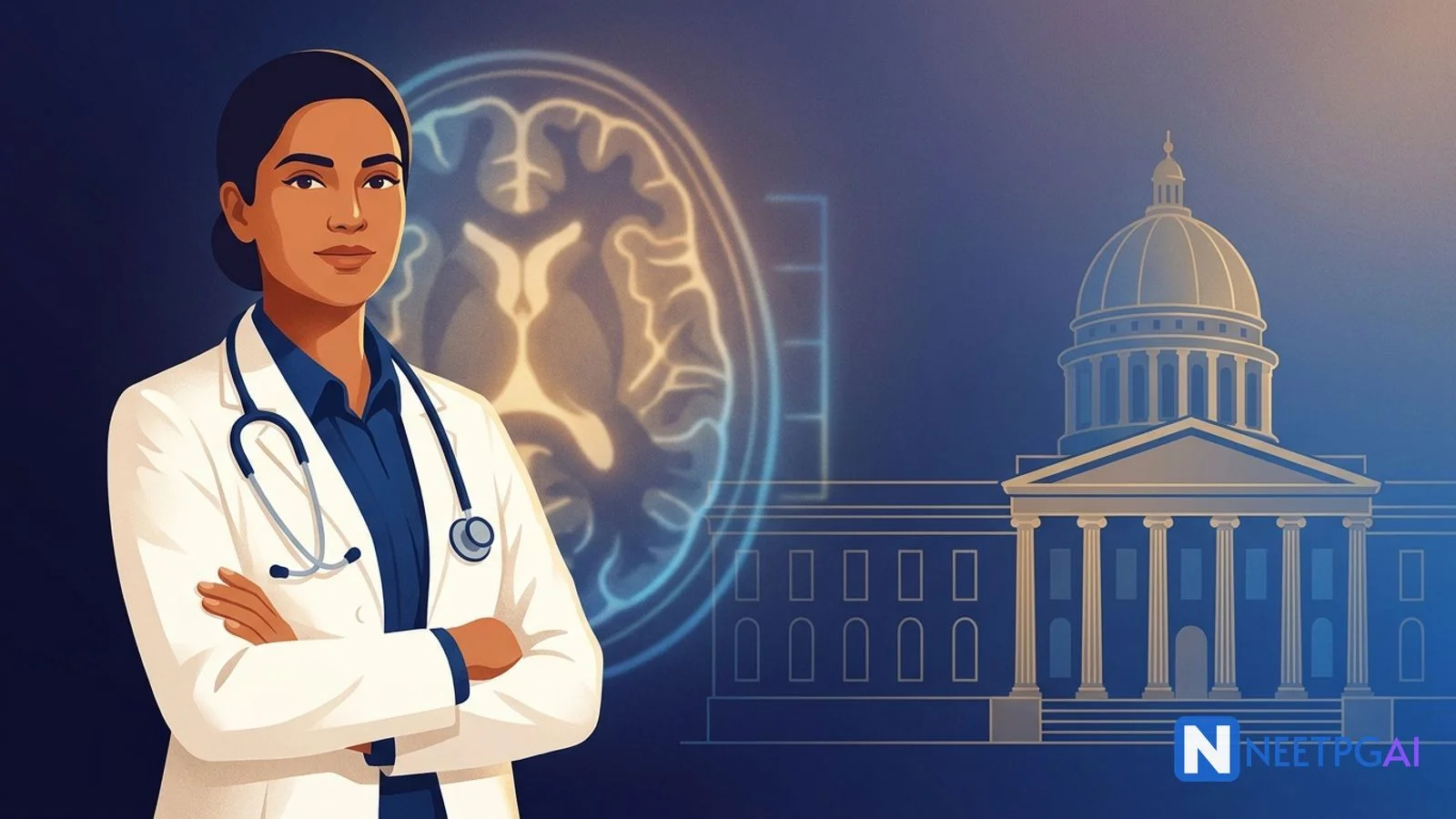 INI-CET preparation with NEETPGAI — AI-powered MCQ practice, mock tests, and tutoring