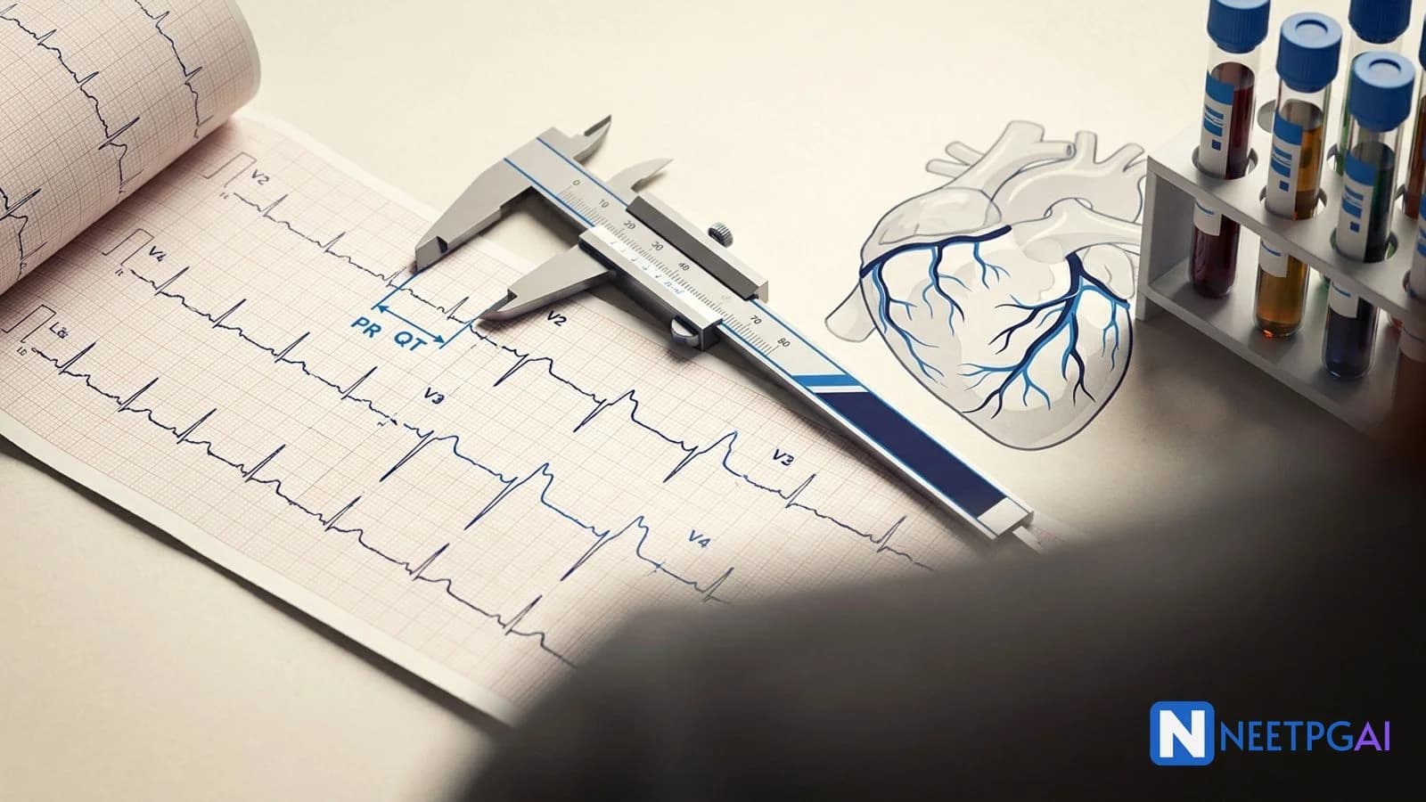 Image MCQ Walkthrough: ECG Showing ST Elevation in II, III, aVF — Inferior STEMI