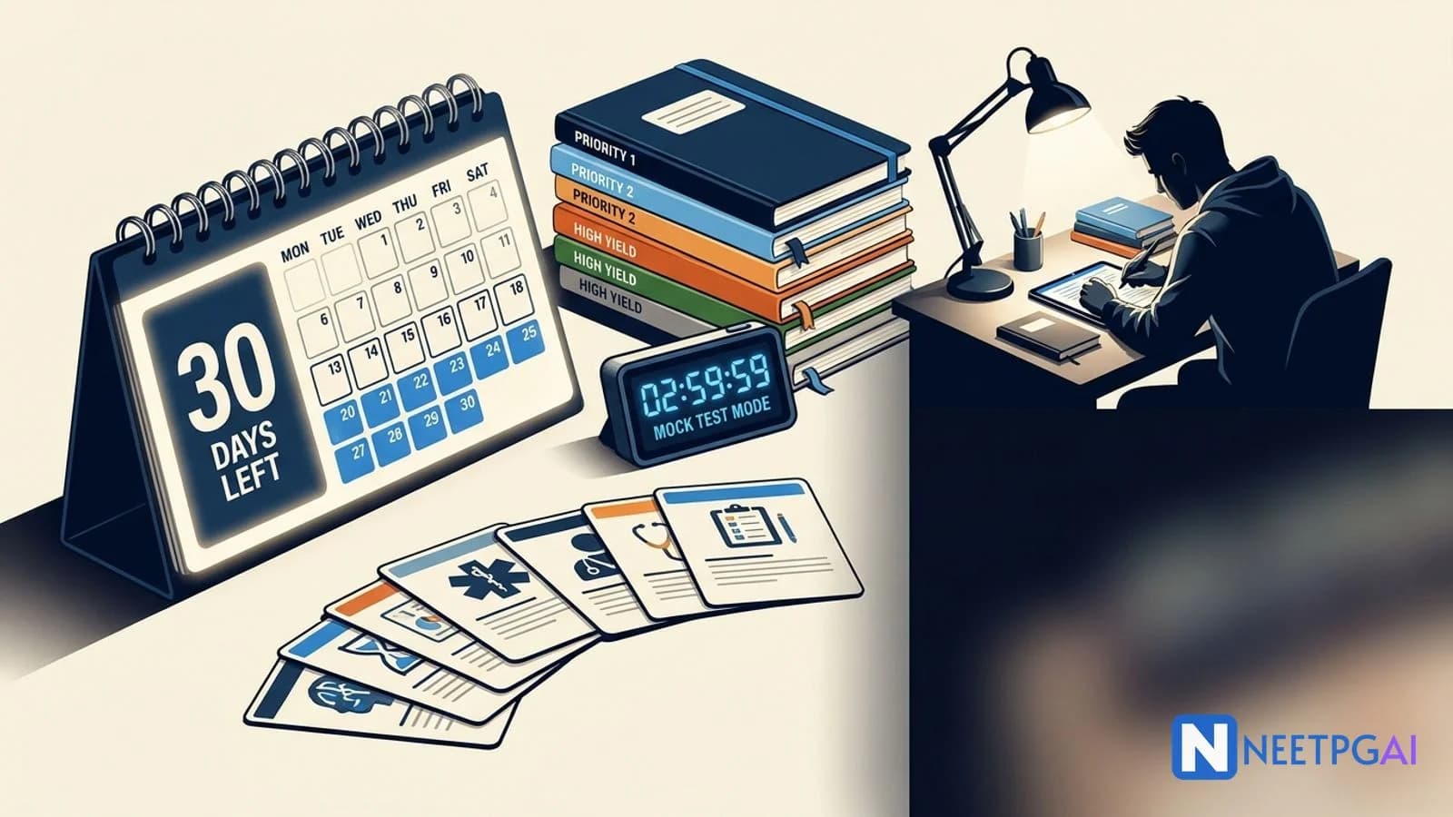 NEET PG Last 30 Days Strategy — Day-by-Day Revision Plan for 2026